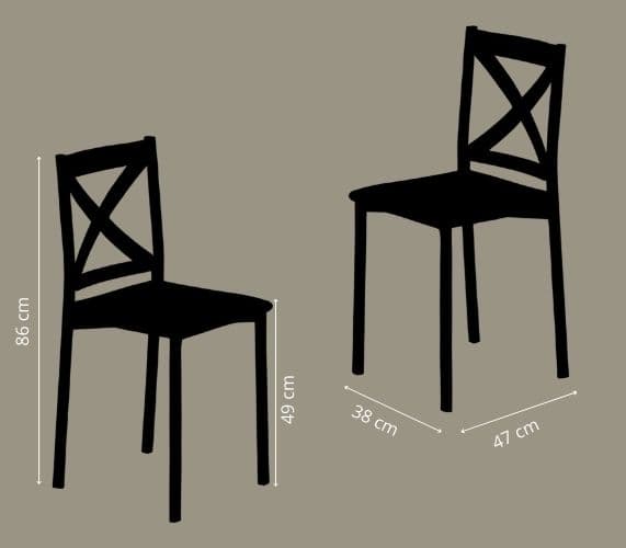 Dimensiones de la silla