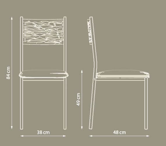 Dimensiones de la silla
