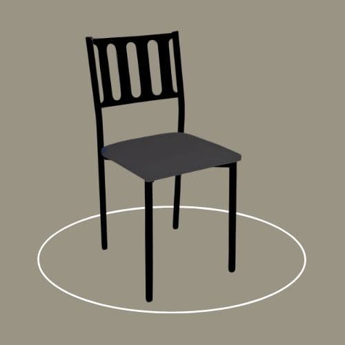 Dimensiones de la silla