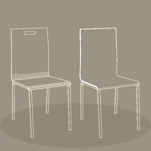 Dimensiones de la silla